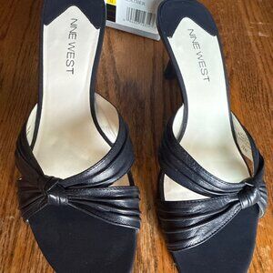 Nine West Navy Black Heels